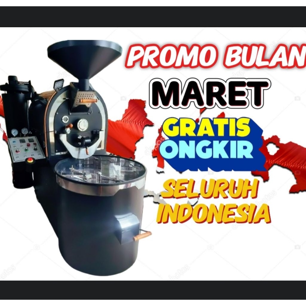 mesin roaster roasting kopi kapasitas 8-10 kg full spek artisan promo gratis ongkir seluruh Indonesi