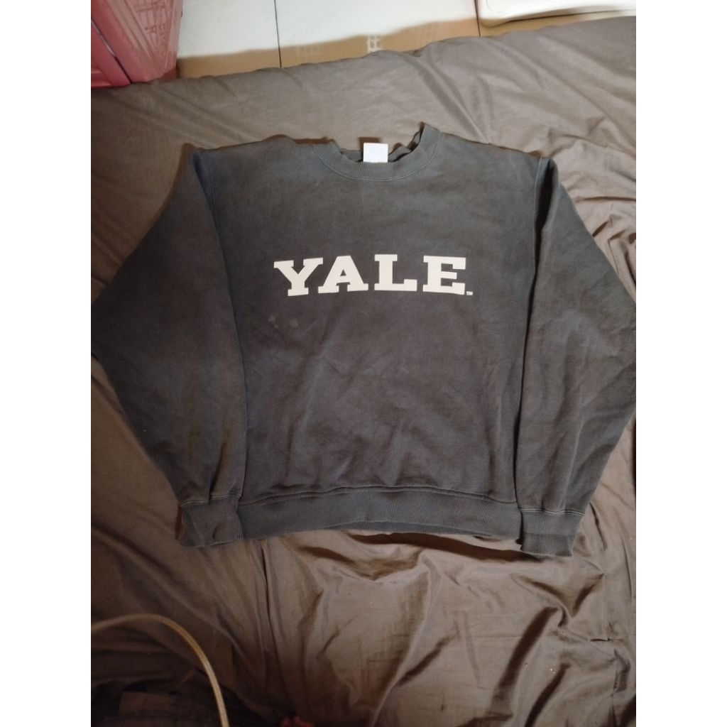 sweatshirt yale university  official vintage boxy
