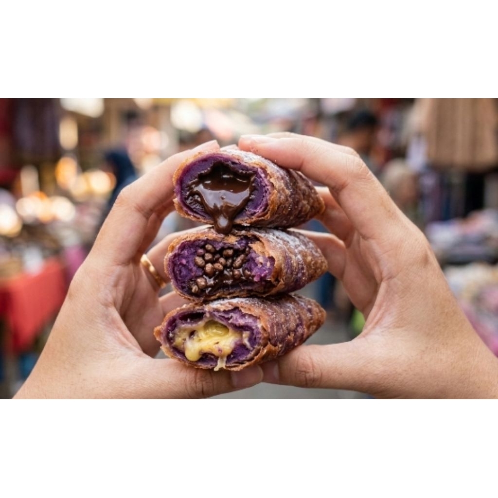 Frozen Lumpia Ubi ungu