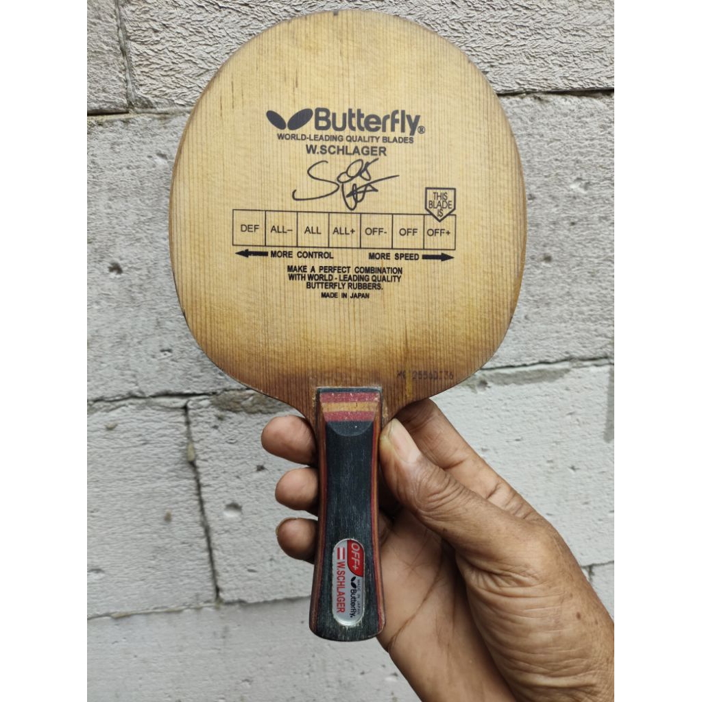 bat tenis meja W.Schlager off+