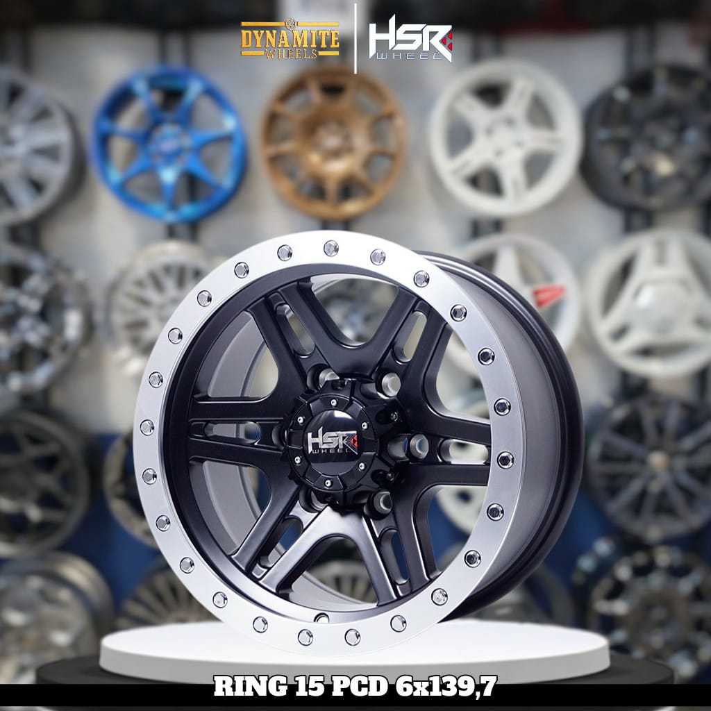 Redy Stock Velg Hsr Kwanyar Ring 15 Pcd 6x139.7