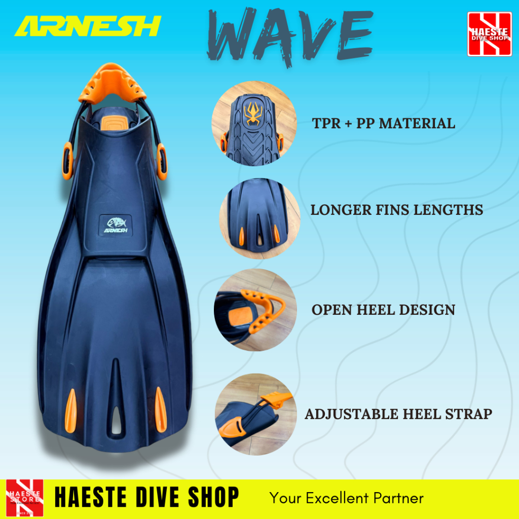 ARNESH WAVE FINS OPEN HEEL