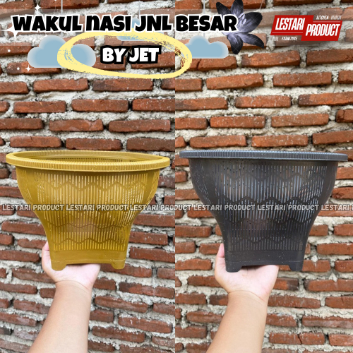 ( 6 PCS ) WAKUL BOBOKO NASI JET JNL BESAR | BAKUL NASI | BAKUL PLASTIK | WAKUL NASI | WAKUL PLASTIK 