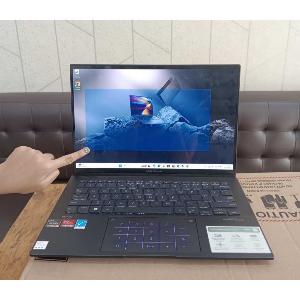 #14inch #Numpad #OLED  Asus Zenbook 14 Oled UM3402YA_UM3402YA, Amd Ryzen 5 5625U, Ram 8/512Gb, #Nump
