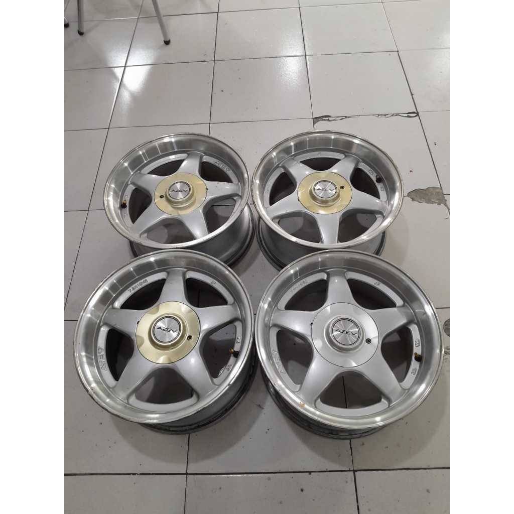 Velg Mobil Seken R15x7 H10x100-114,3 Murah Pelek Second Ring 15 Lubang 5 Celong LUXIO APV AVANZA