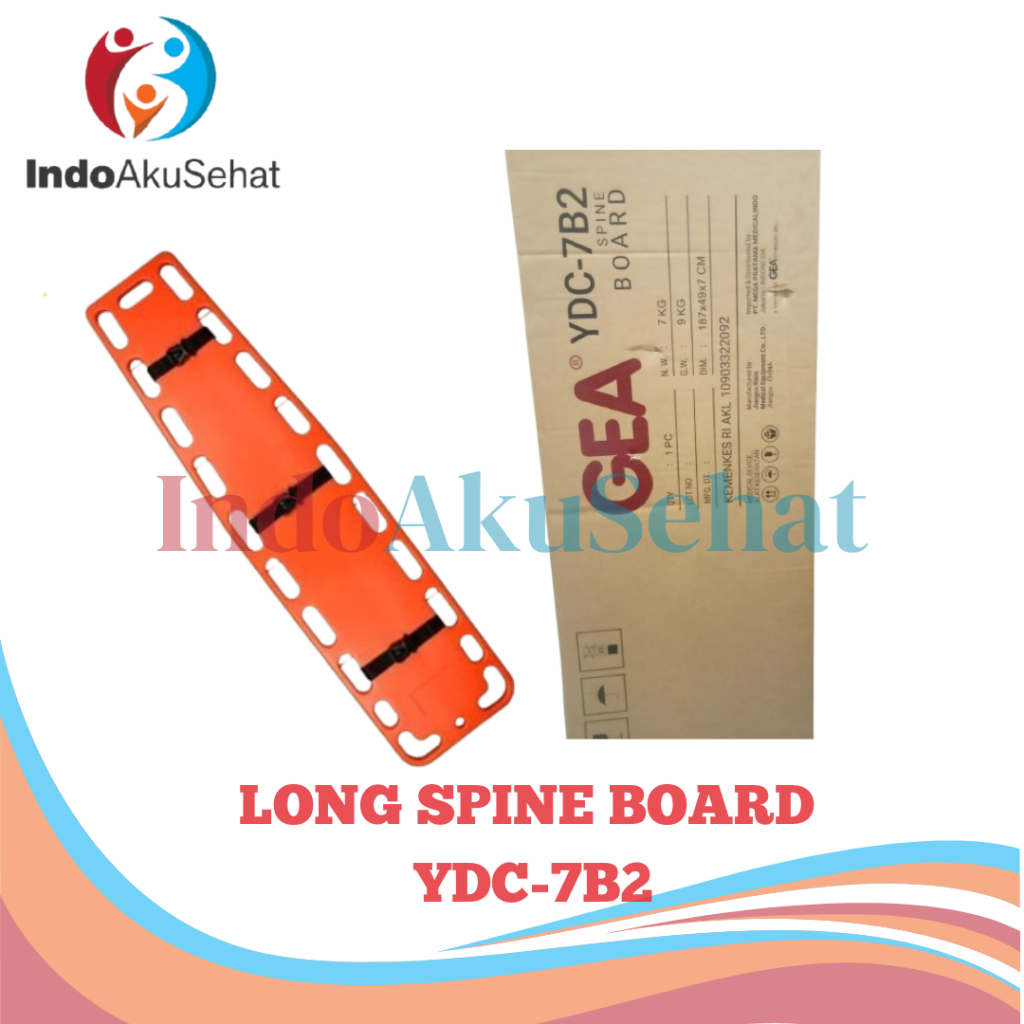 TANDU DARURAT GEA YDC 7B2 SPINAL BOARD / EMERGENCY STRETCHER