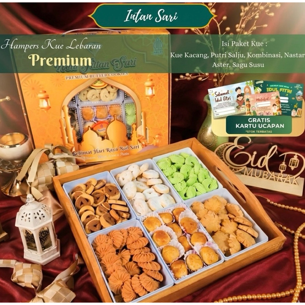 Paket kue lebaran / Hampers kue lebaran / Paket kue kering