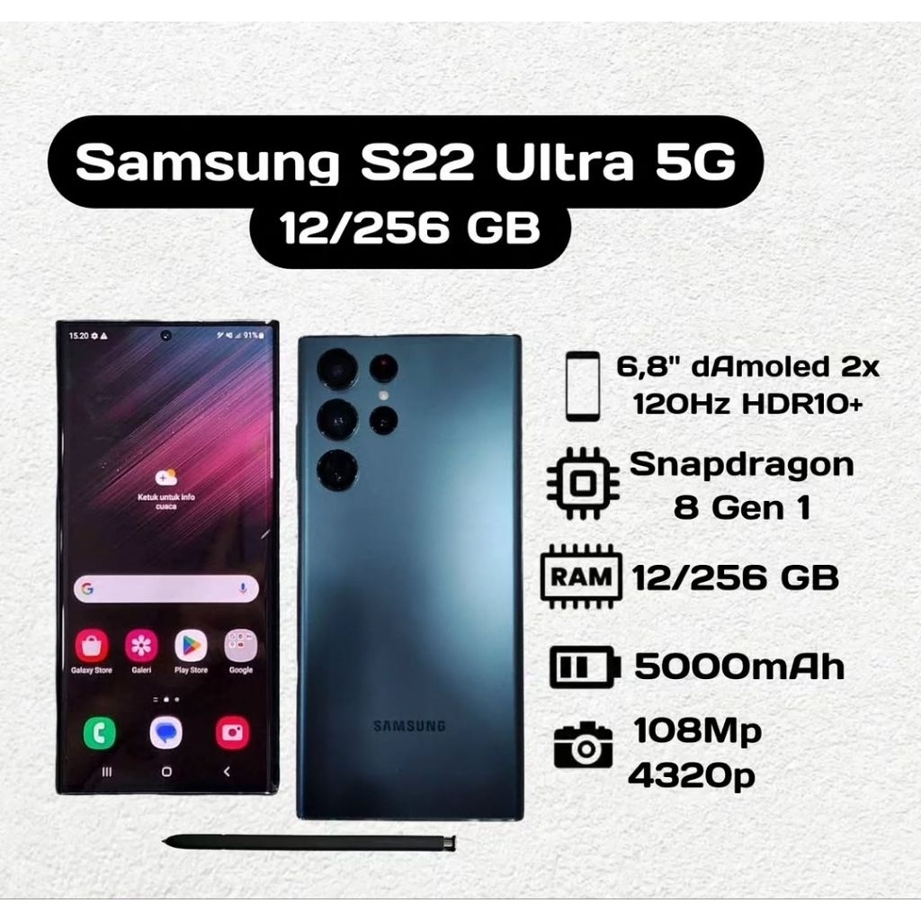 Samsung Galaxy S22 Ultra 12/256 GB Second