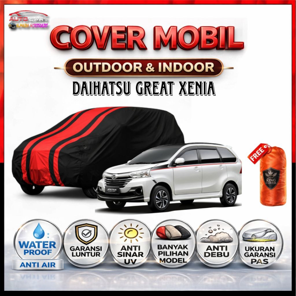 COVER MOBIL / SELIMUT MOBIL DAIHATSU XENIA LAMA 2005, 2010 2015  Sarung Mobil Great Xenia