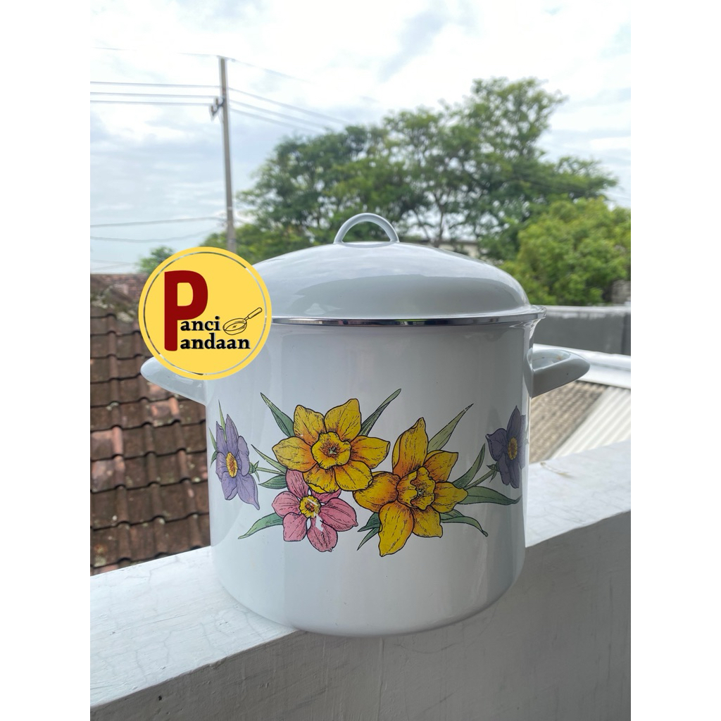 PANCI MASAK ENAMEL MODEL TONG UK 26 JUMBO