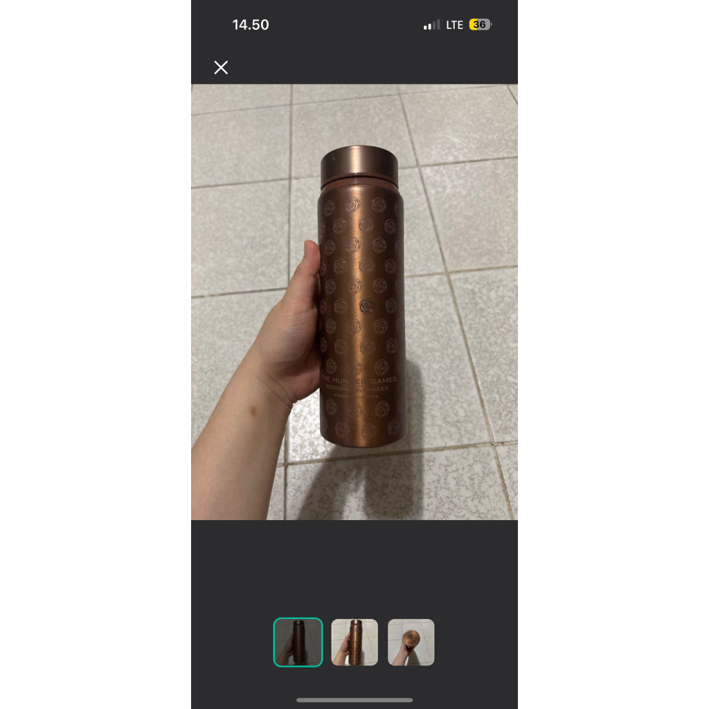 preloved botol minum hungergames xxi