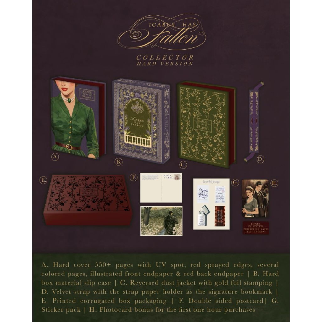 Buku Novel Icarus Has Fallen