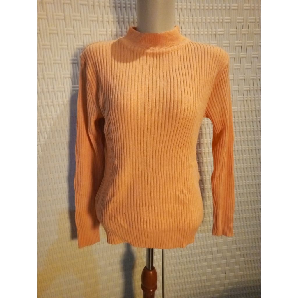 knit turtleneck sweater