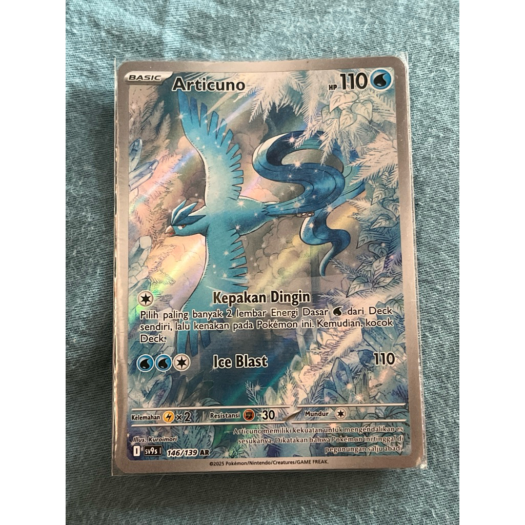 Pokemon TCG Indonesia Articuno AR SV9s, Mabosstiff stage 1