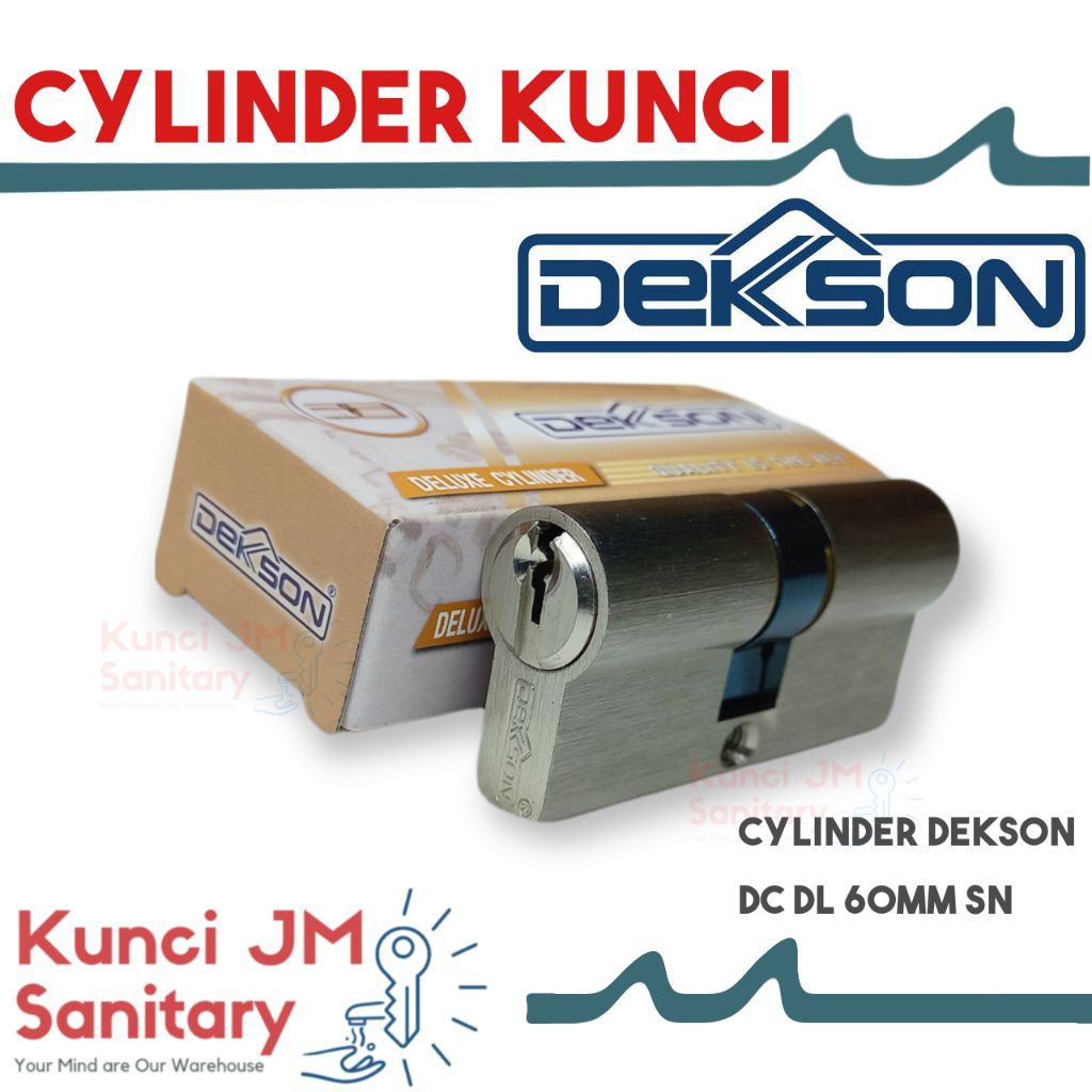 Cylinder Kunci Dekson DC DL 60MM SN Kunci Gigi