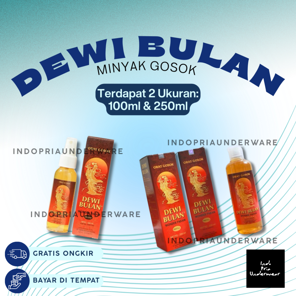 OBAT GOSOK DEWI BULAN 100ML DAN 250ML - Minyak Gosok Minyak Urut