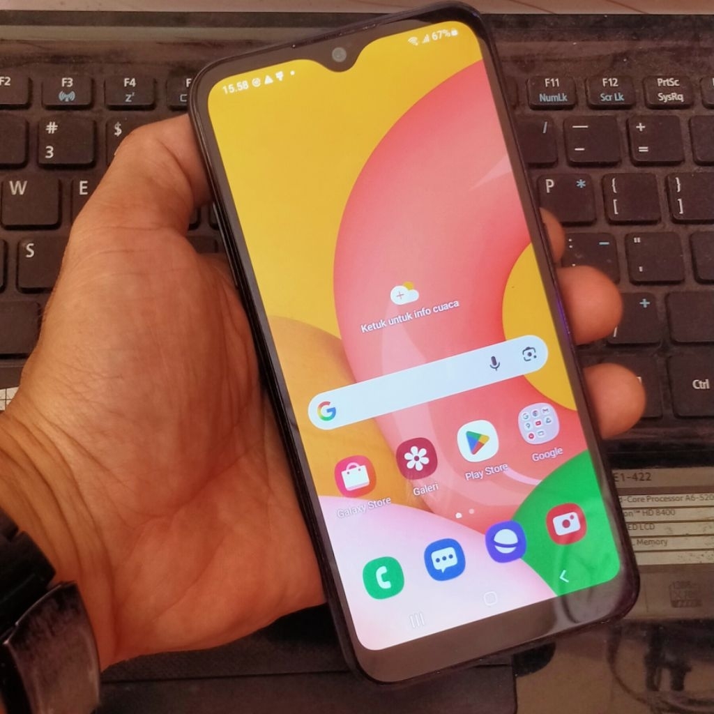 HP SAMSUNG GALAXY A01 SECOND/BEKAS HIDUP NORMAL KAPASITAS RAM 2/16 GB
