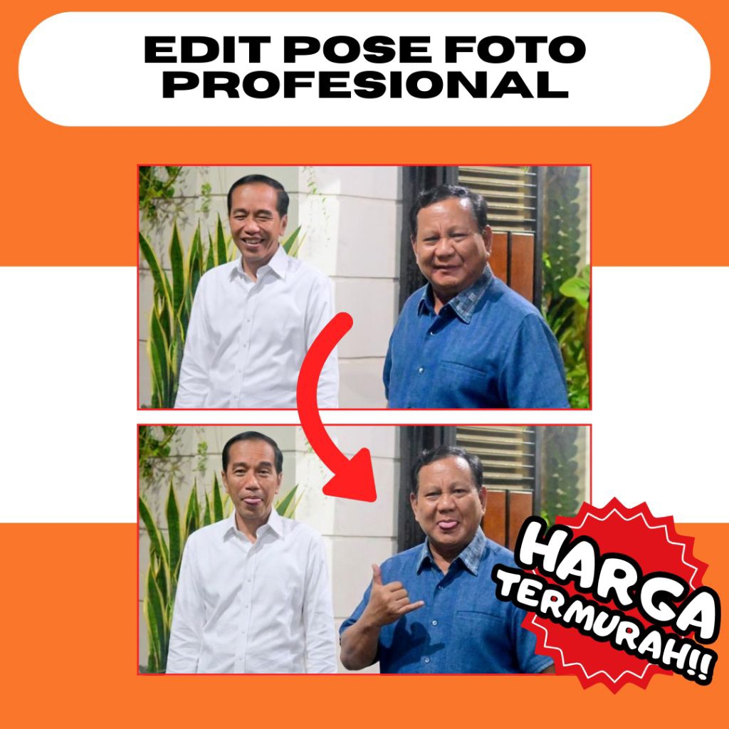 Jasa Edit Pose Foto Photoshop Profesional | Ubah Pose Tangan Badan | Edit Foto Lamaran Kerja Realist