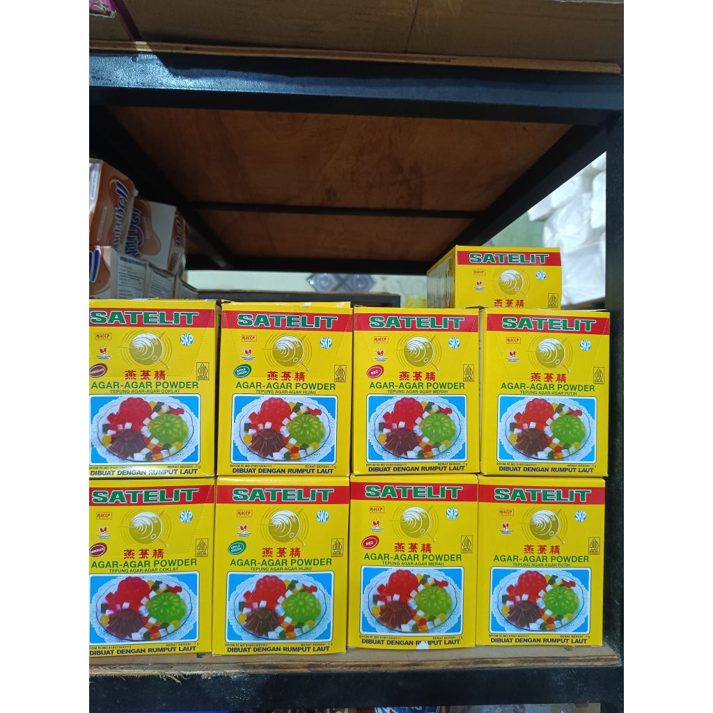 agar agar satelit 1box 12sachet