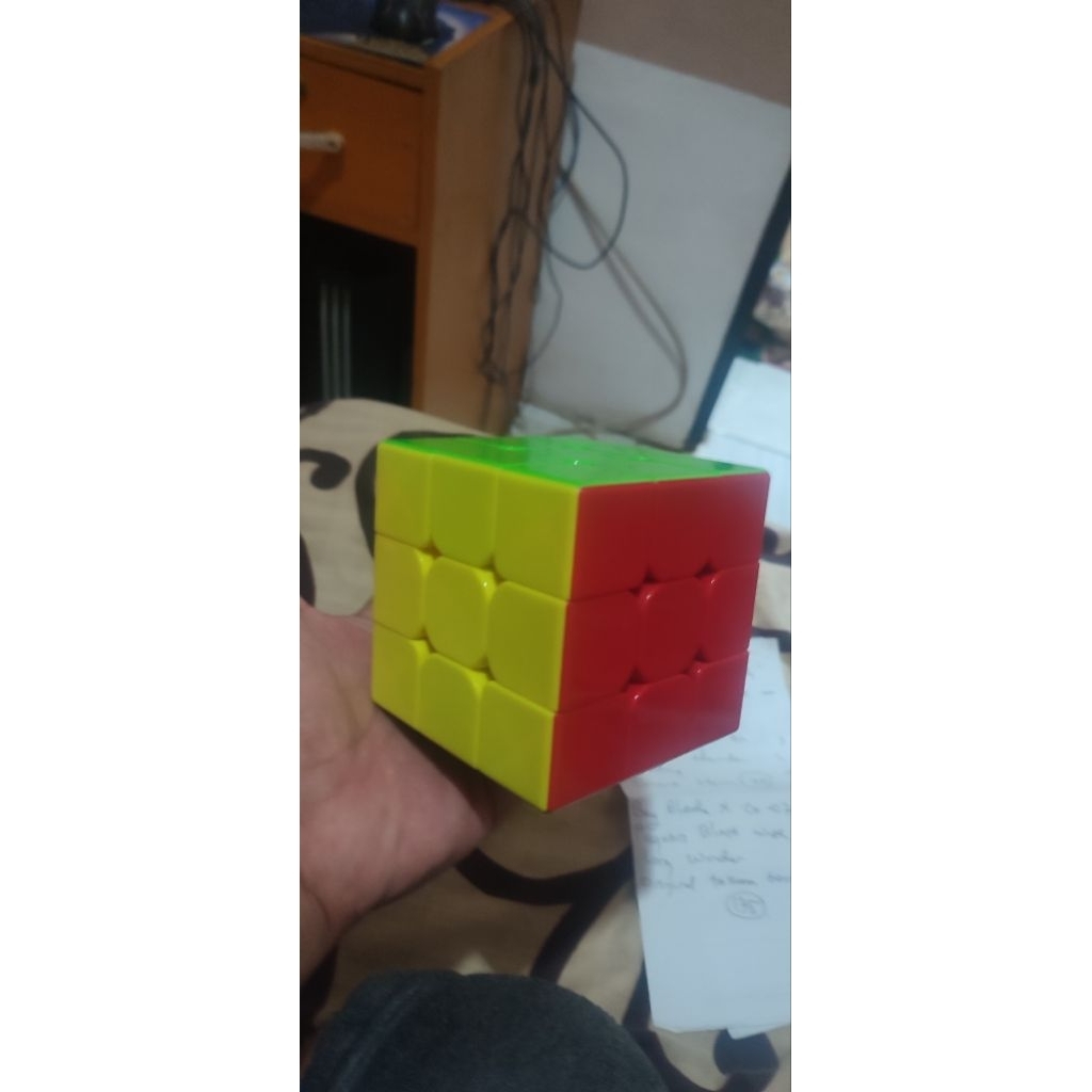 Rubik 3x3x3 9 cm stikerless