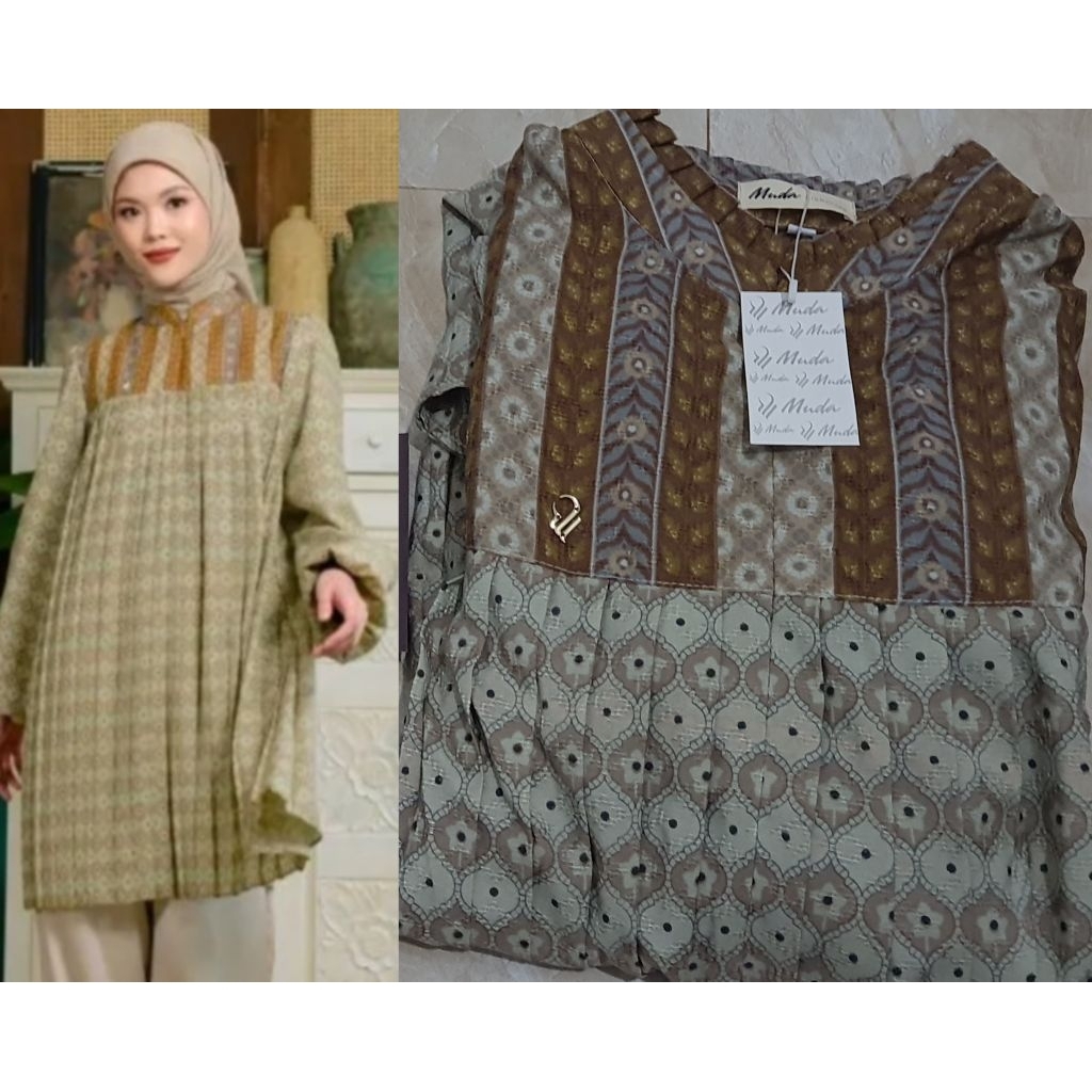 Muda Padma Tunic in Soft Sage