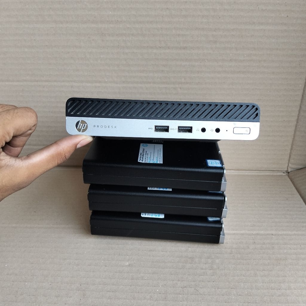 Mini PC Hp Prodesk 400 G4 Core i3 8100T RAM 8GB SSD 256GB Siap Pakai