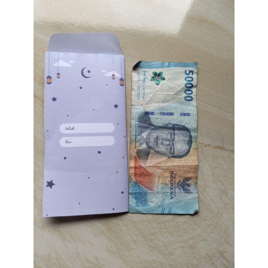 Amplop Lebaran Custom Design Foto/Gambar