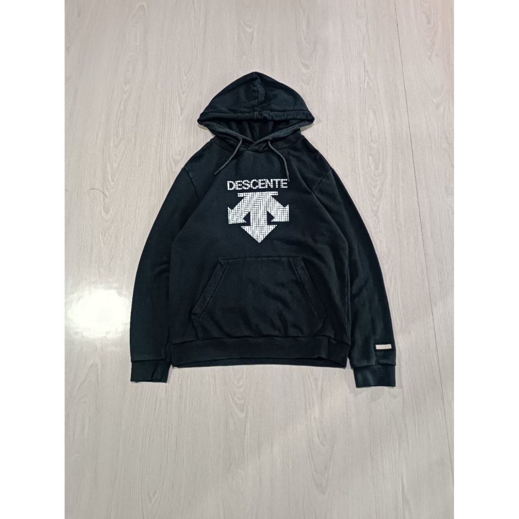 DESCENTE HOODIE BLACK ORIGINAL