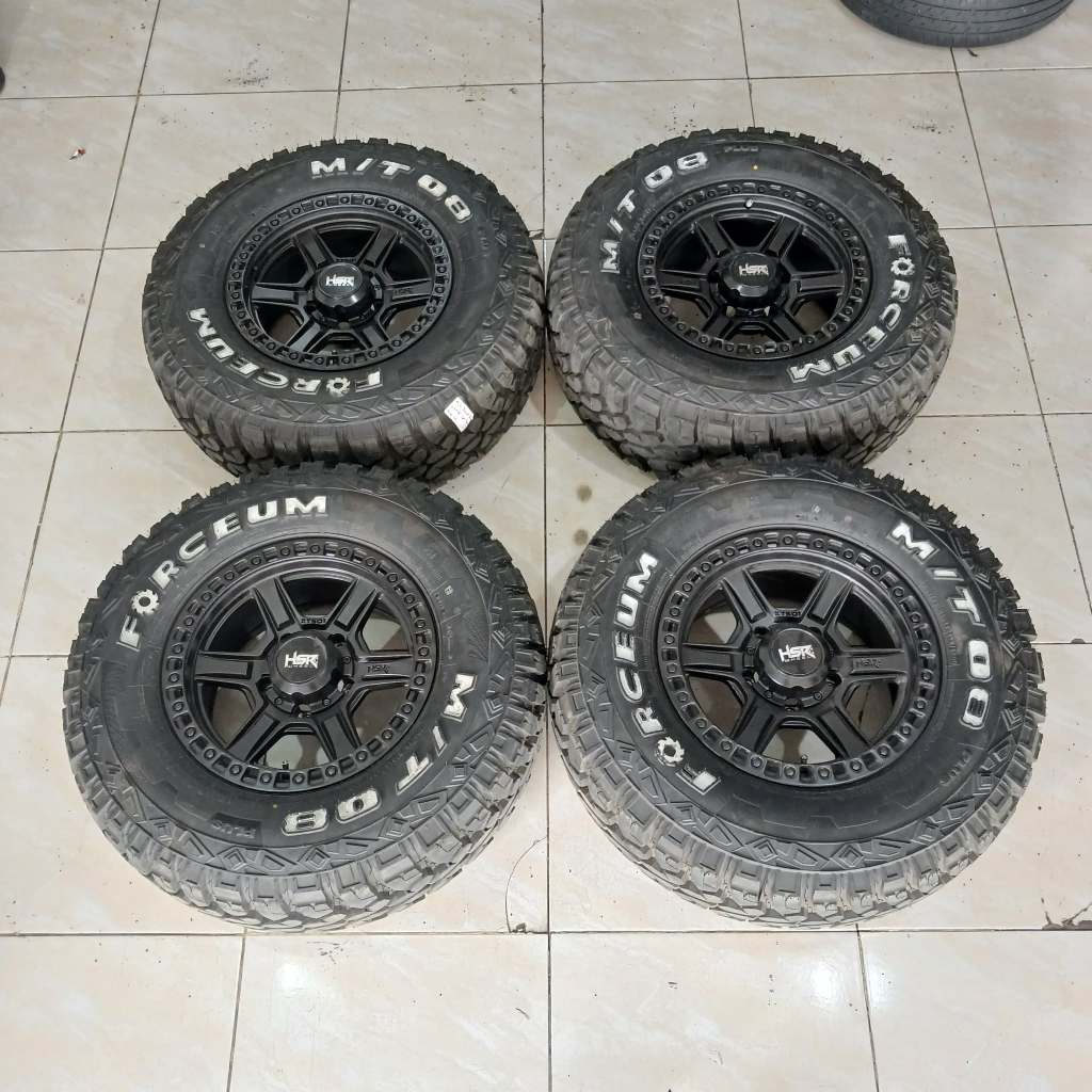Velg mobil bekas HSR XTS01 r16 pcd 5x139,7 buat taft jeep jimny feroza escudo katana