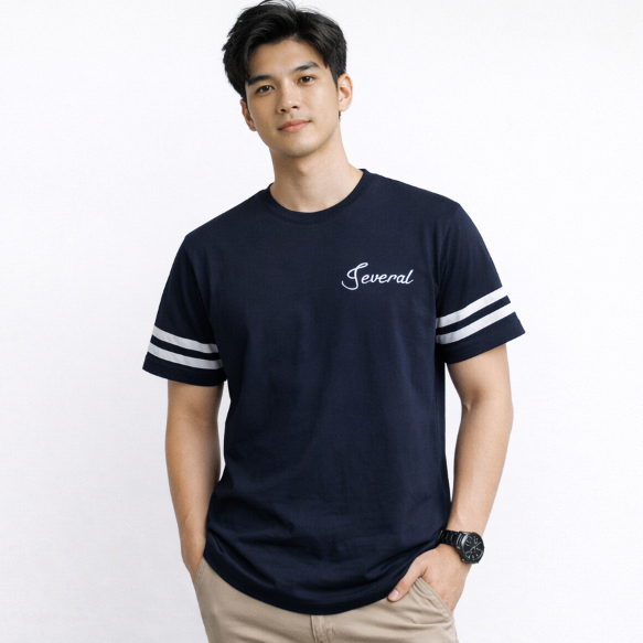 Several Kaos Pria Distro Premium Kain Tebal Katun Combed Lengan Pendek