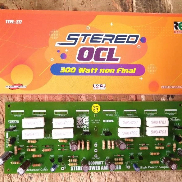 Kit Driver Ocl Stereo 300watt type 277
