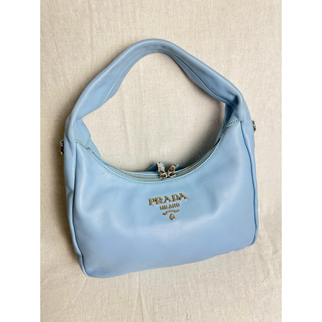 TAS PRD LEATHER HOBO VITELLO PHENIX PRELOVED