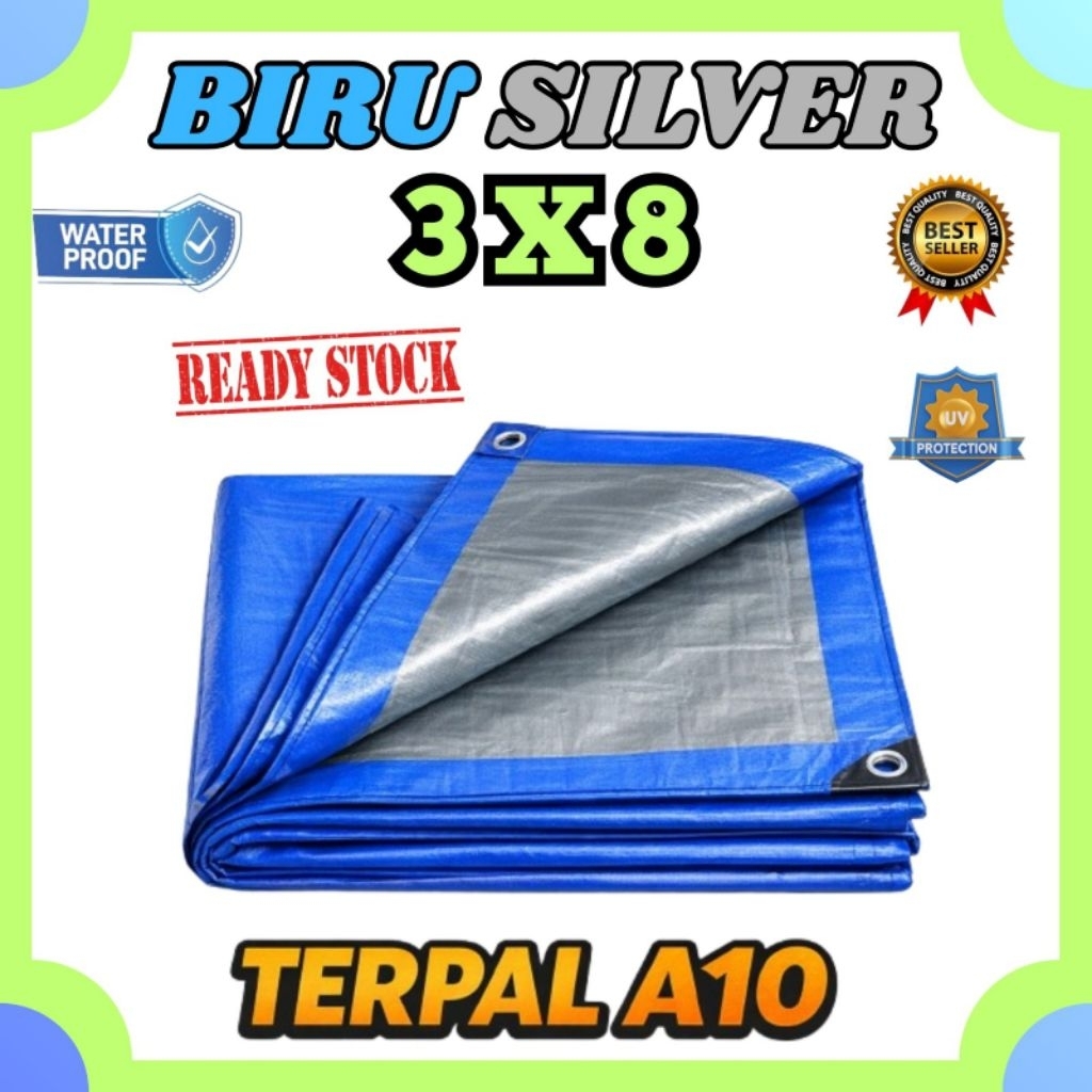 Terpal A10 ukuran 3x8