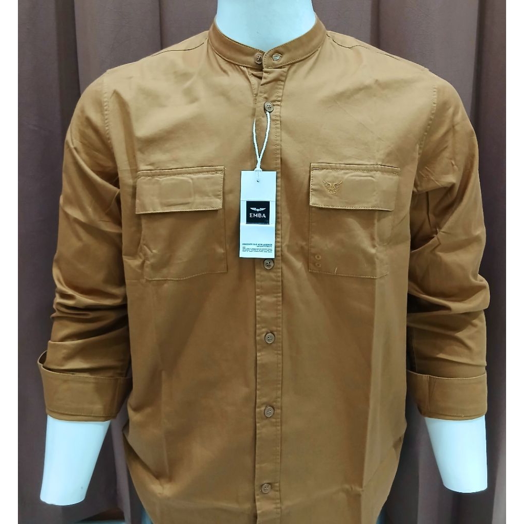 KEMEJA KOKO EMBA LENGAN PANJANG REGULAR FIT ORIGINAL