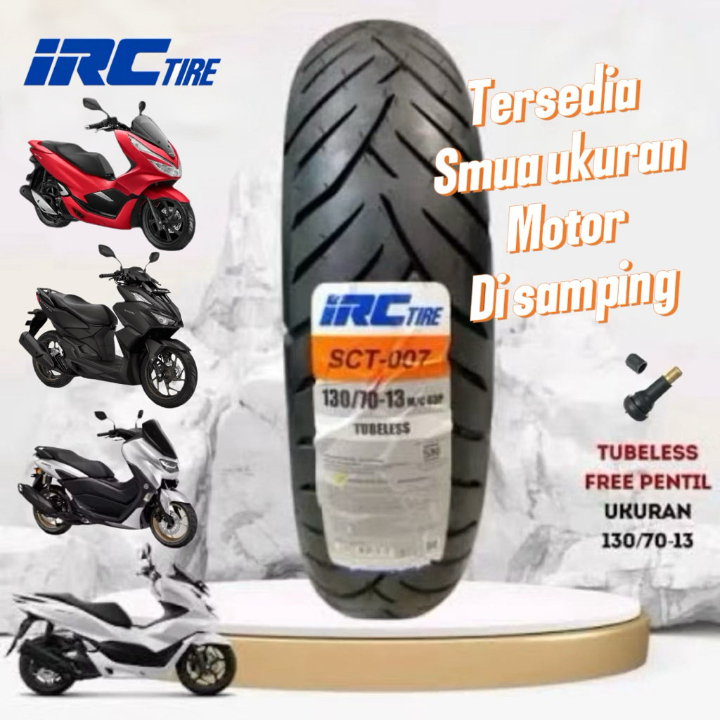 Ban IRC Pcx 150-160cc Ban Nmax,vario 160 semua ukuran depan belakang
