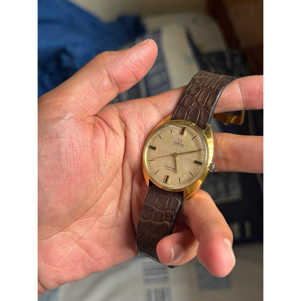 OMEGA Seamaster Cosmic Automatic original 60s (jam tangan pria swiss vintage)