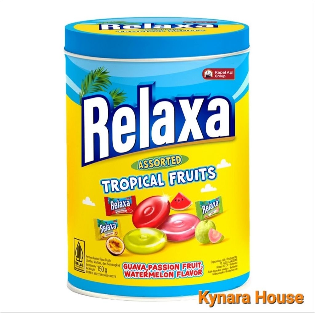 Relaxa Permen Wangi Assorted Tropical Fruit 150gr