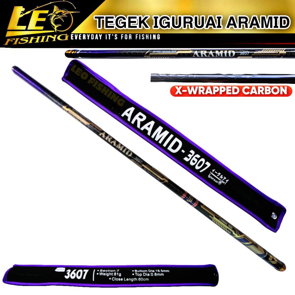 JORAN TEGEK IGURUAI ARAMID 360CM JORAN CARBON TERLARIS