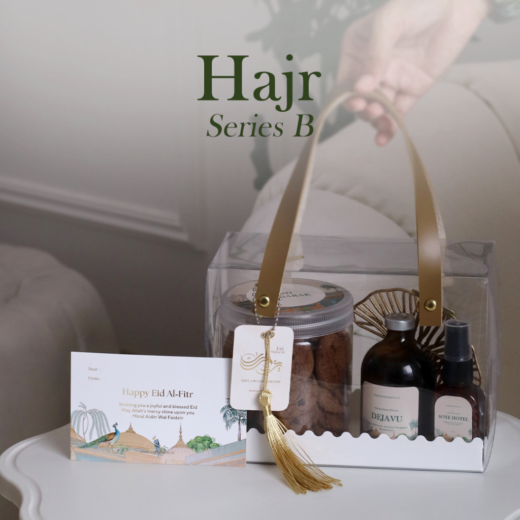 PHARMAESTHETIC.ID | Raya Hampers Hajr Series | Idul Fitri Eid Mubarak Kado Lebaran Premium Toples Ku