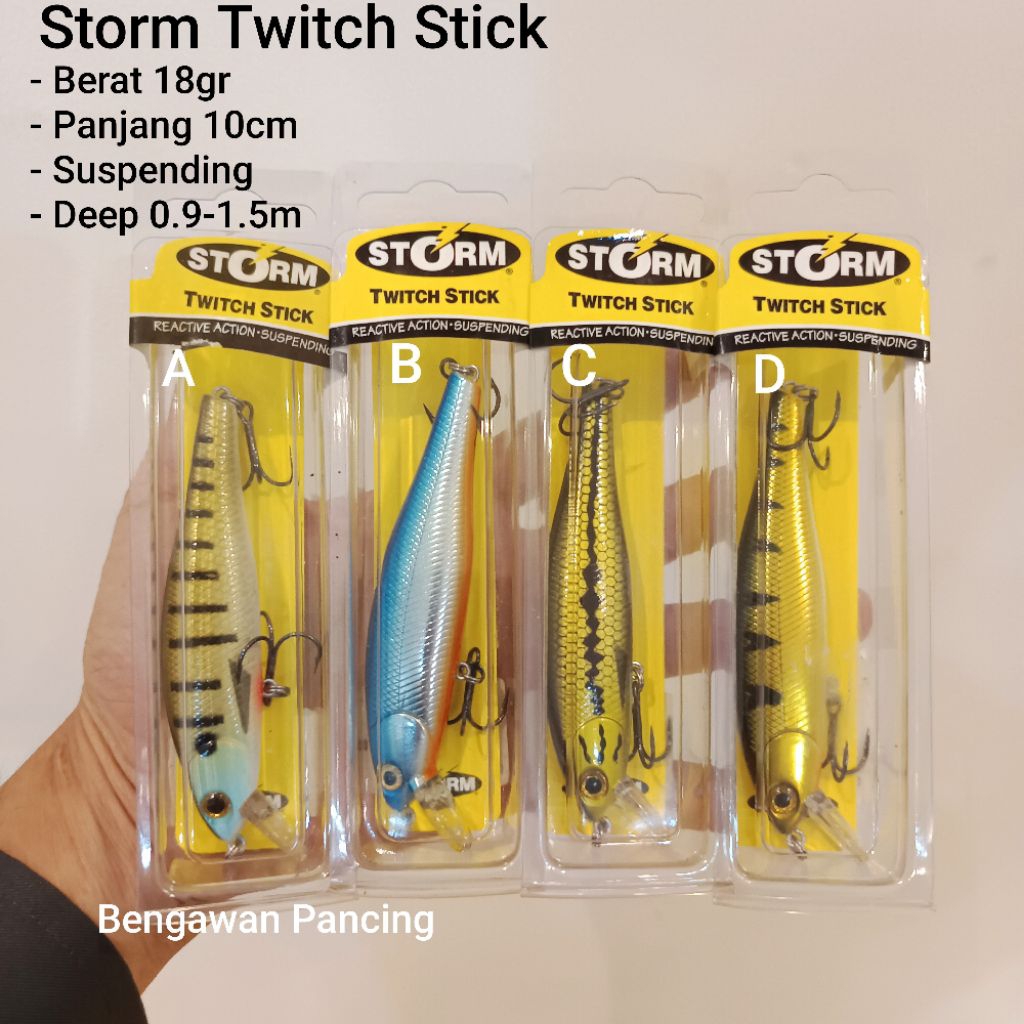 Minnow Storm Twitch Stick 18gr 10cm Lure Suspending