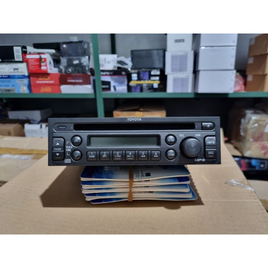 HEAD UNIT SINGLE DIN TAPE MOBIL COPOTAN/LEPASAN TOYOTA AVANZA OLD