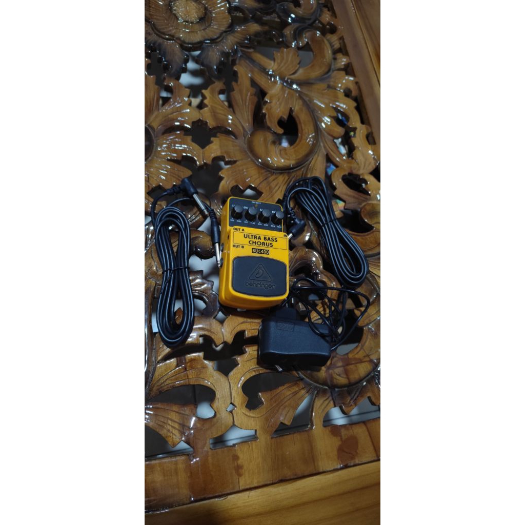 Efek Behringer Ultra Bass Chorus BUC400 | Efek Gitar | Efek Bass | Stompbox | Pedal Efek | Behringer