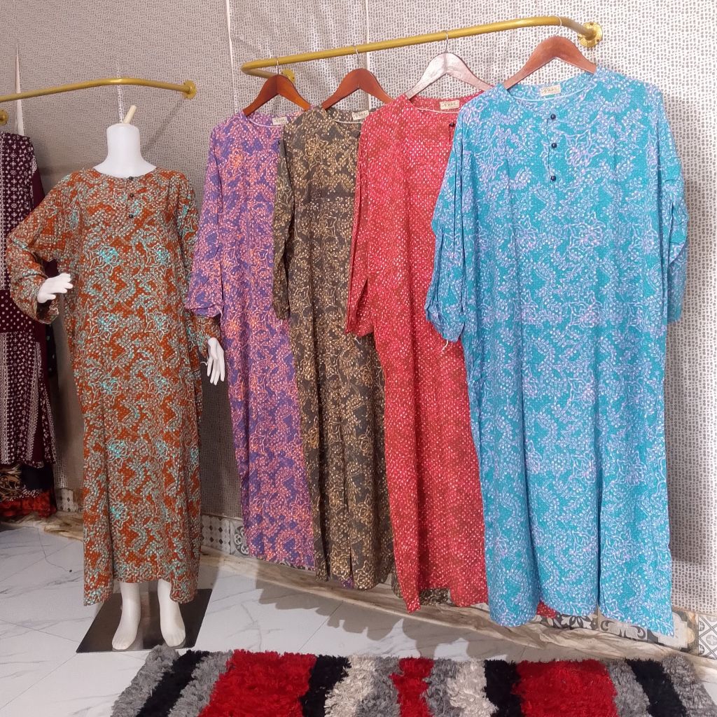 Longdres Jumbo Ld 140 cm Abaya Jumbo Batik Cap Gamis batik