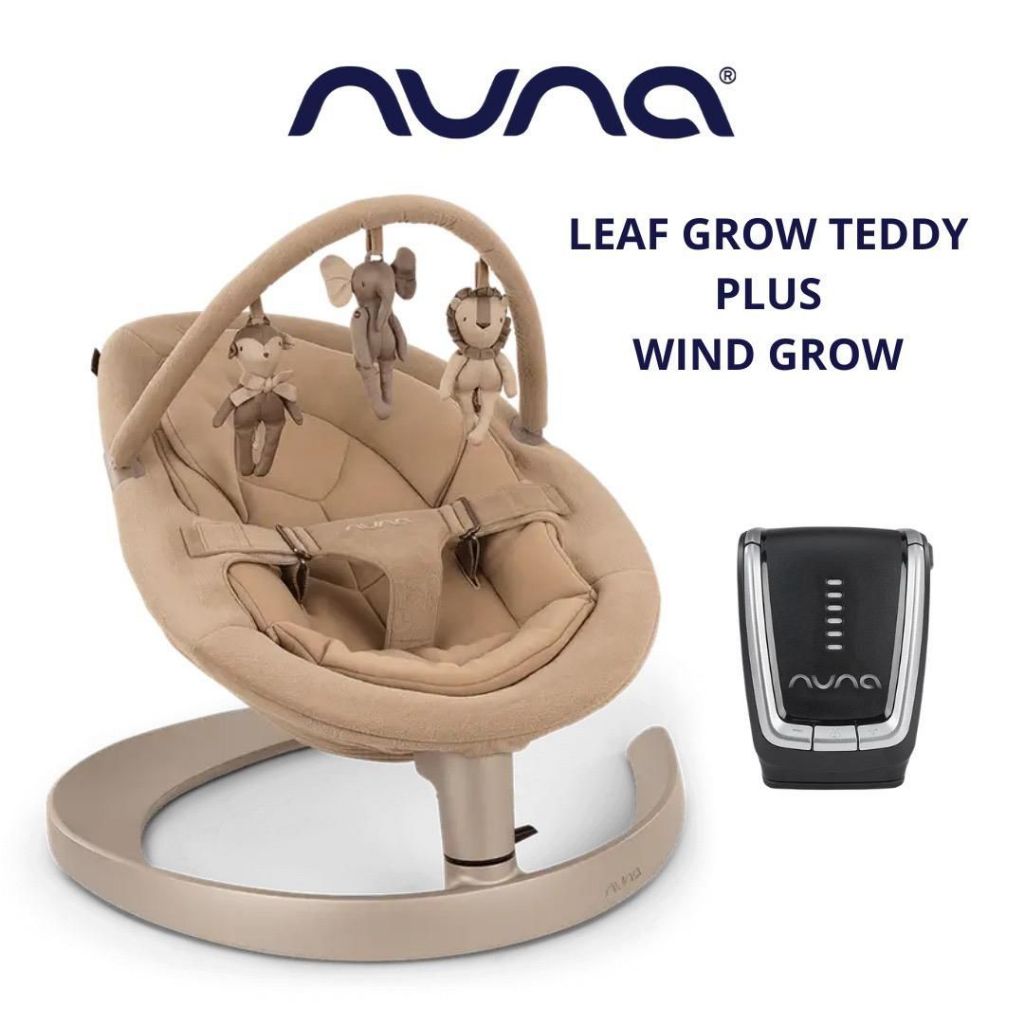 Nuna Leaf GROW FREE Nuna WIND GROW - Ayunan Bouncer Swing Baby Duduk Tidur Anak Bayi Recline Dudukan