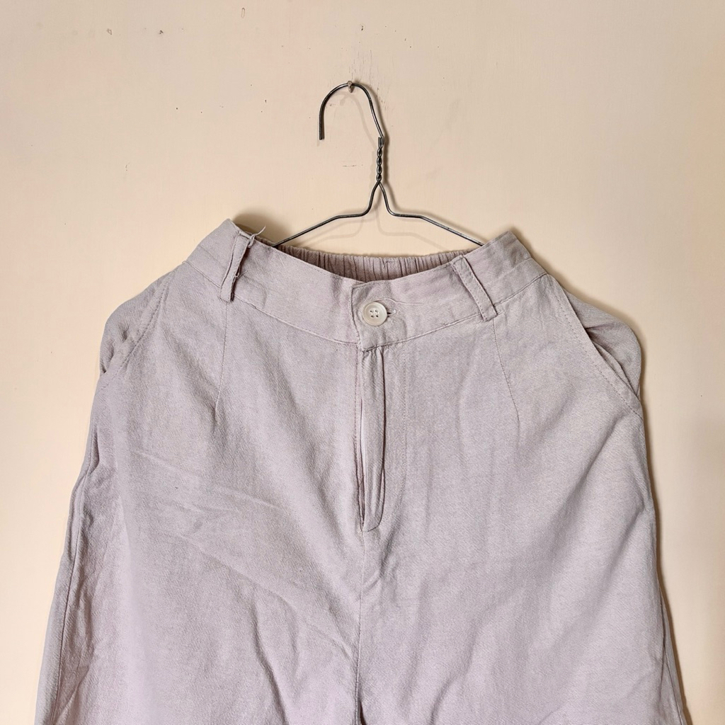 PRELOVED Celana Kulot Highwaist Pants Linen