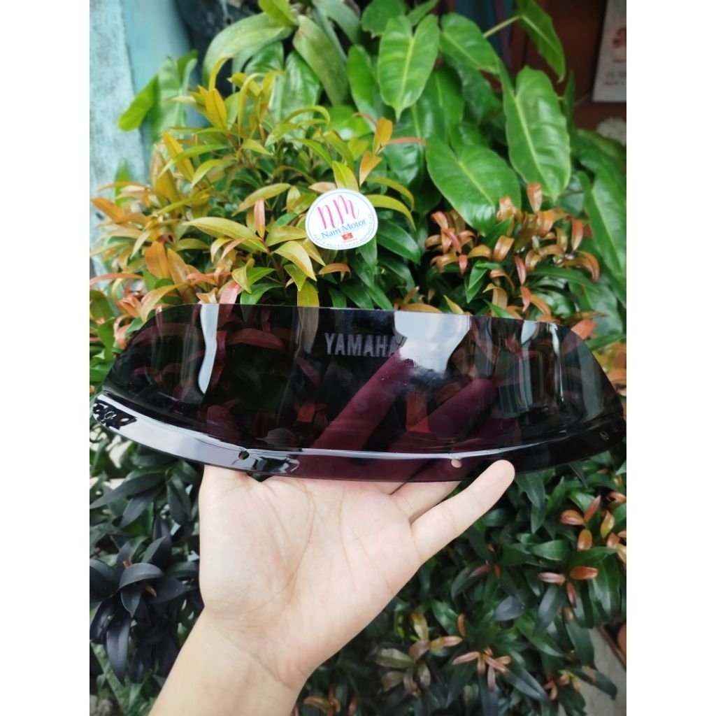 visor batok lampu depan yamaha robot v80 custom nam project
