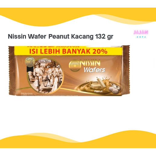 Nissin Wafer Peanut Kacang 110 gram