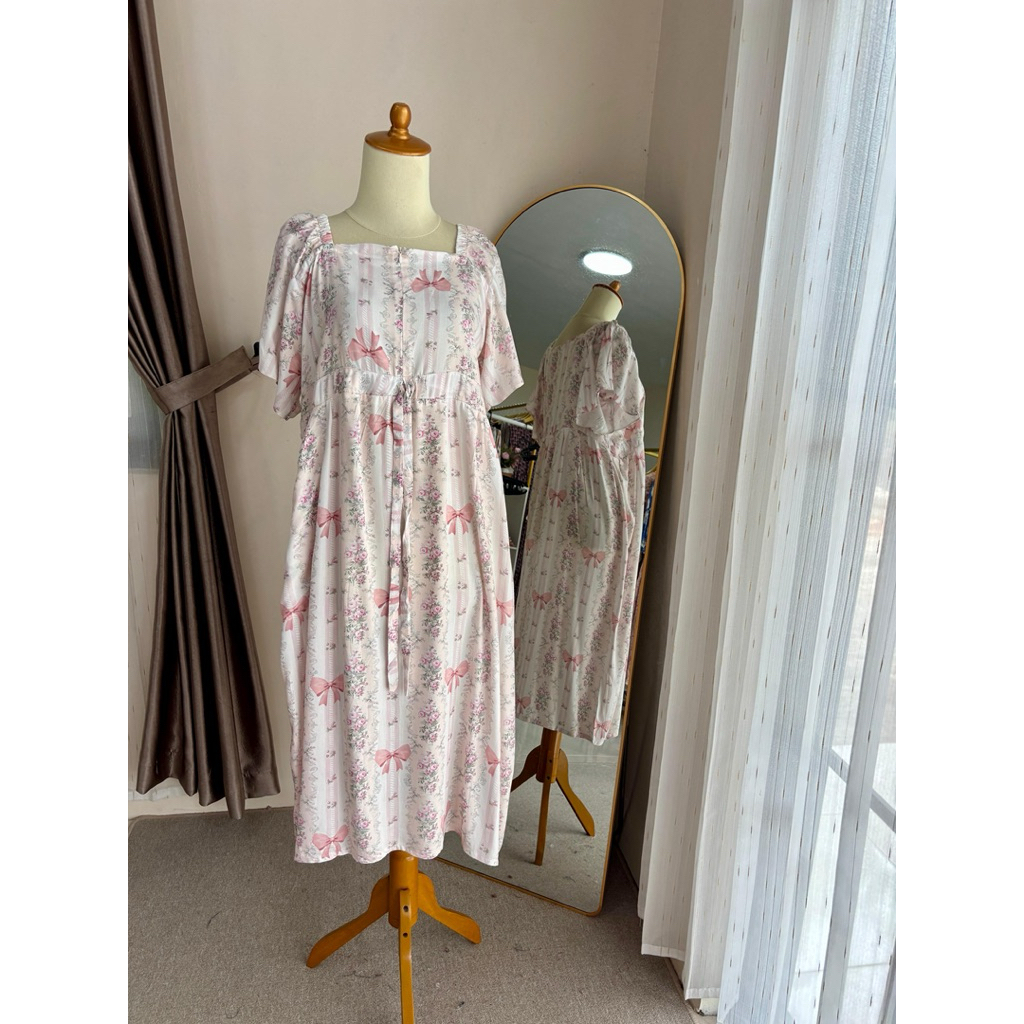 NESTUFF DRESS ESMERALDA DASTER RAYON JUMBO GROSIR DASTER RAYON JEMBER