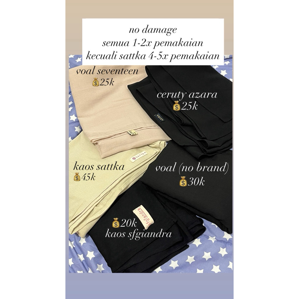 pashmina ceruty azara hitam