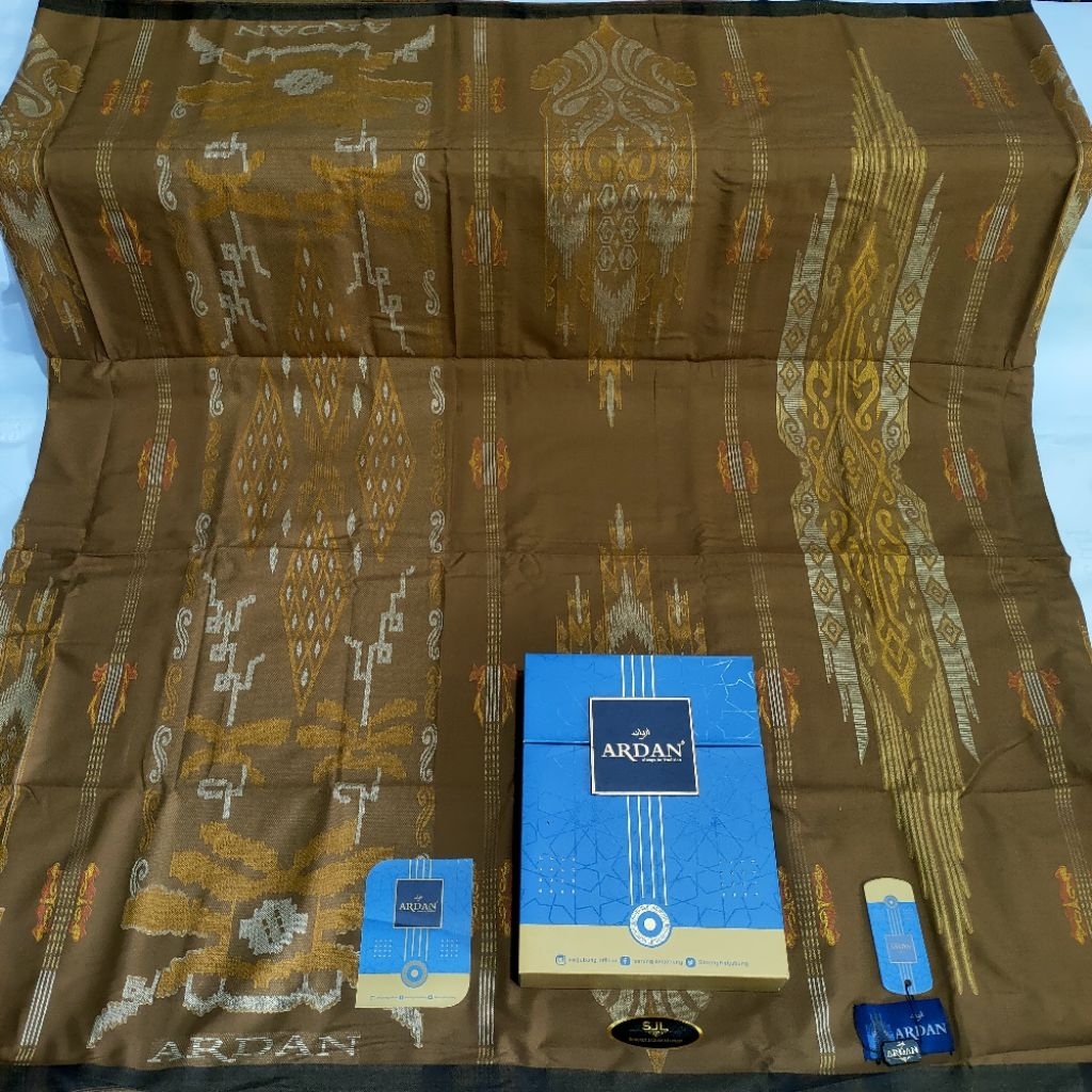 SARUNG ARDAN SJL SGJ GOLD Full songket Timbul